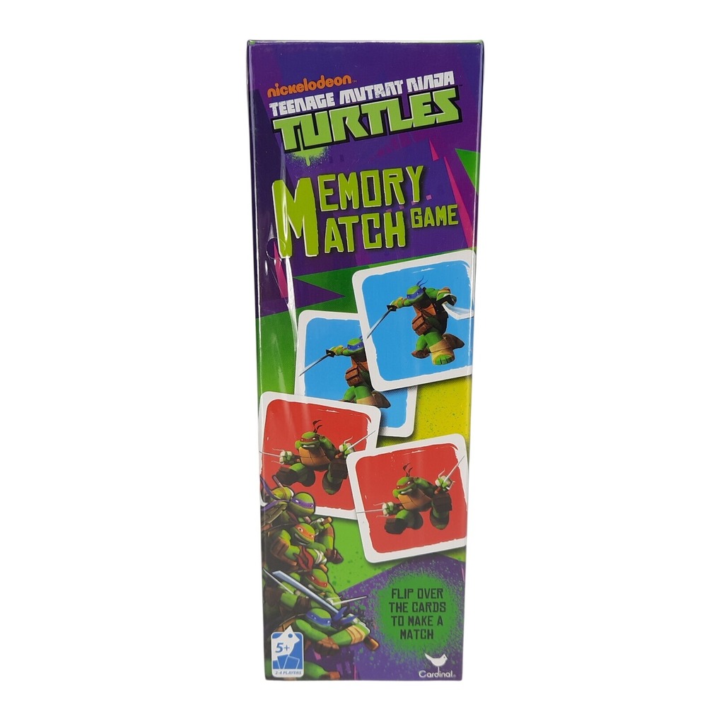 TMNT Teenage Mutant Ninja Turtles Memory Match Game Cardinal Nickelodeon NEW